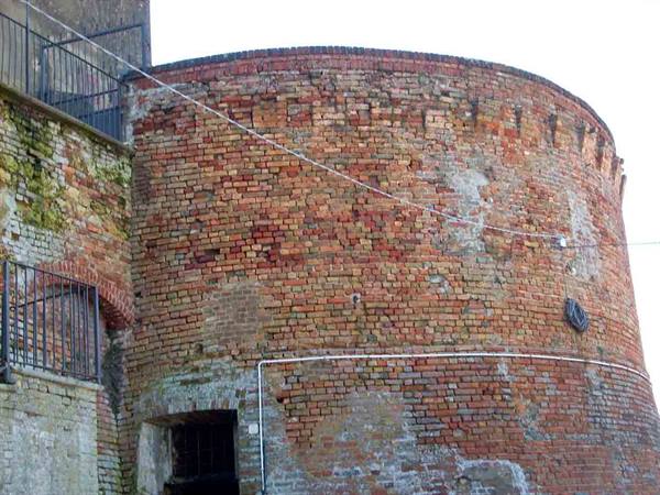 A bastion of the Castle of Moncalvo