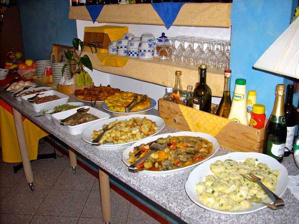 Some treats from the Ristorante Al 700 of Cassano Spinola