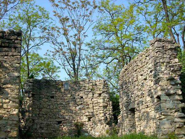 The remains of the Castle