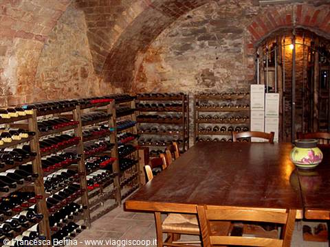 In the cellar of Ristorante La Bossolasca