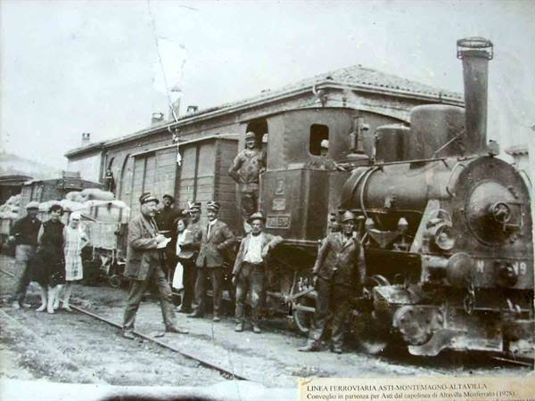When the tram passed through Altavilla Monferrato...