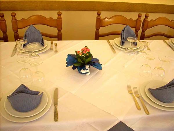 In the dining rooms of Ristorante San Pietro