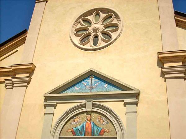 The facade of the Parish Church