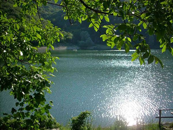 Glimpse of Lake Osiglia