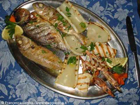 Delicacies of Ristorante Lo Scoglio