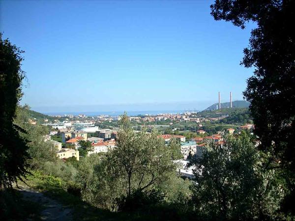 View of the sea from the Convent