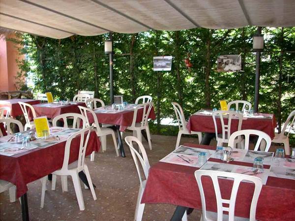 At the Trattoria La Pergola