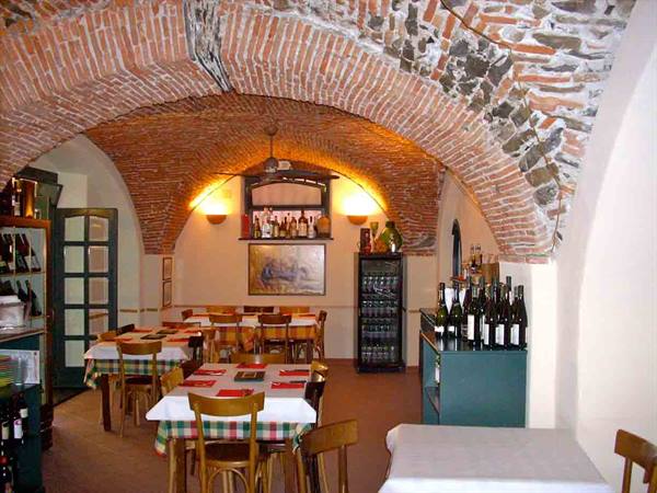 In the dining rooms of Ristorante Pacan
