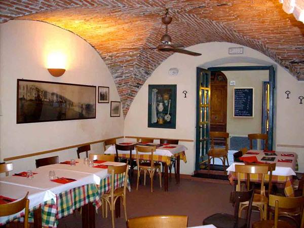 In the dining rooms of Ristorante Pacan
