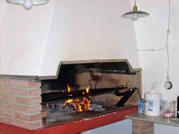 The barbecue of Trattoria Isolabuona