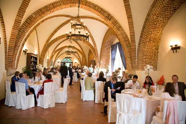 The evocative Pelletta Hall of the Castle of Cortanze