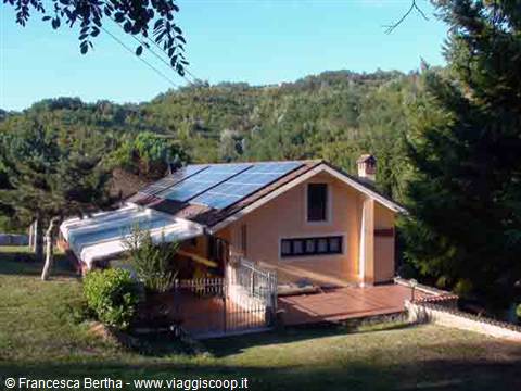 Il Ritrovo of Orbregno, with the photovoltaic panels