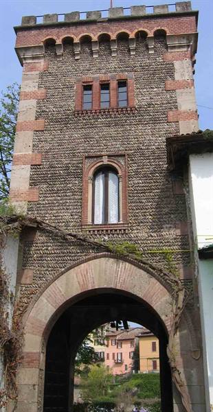 The 14th-century Tower near Villa Maggi Ponti