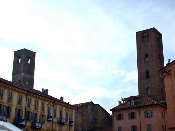 View of the towers in the centre