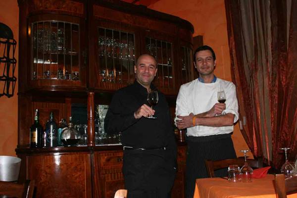 The owners of Ristorante Il Maragàsc