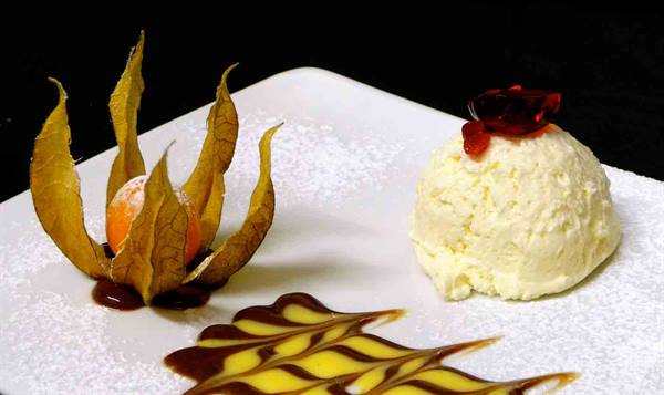 A fantastic dessert of Ristorante Il Maragàsc