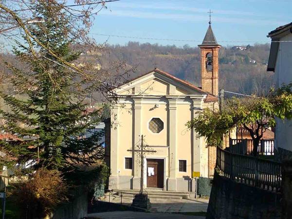 View of the Serravalle di Asti hamlet