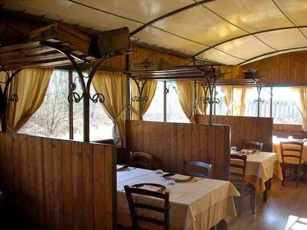 At the rooms of Ristorante La Carrozza