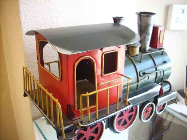 A little train at Ristorante La Carrozza