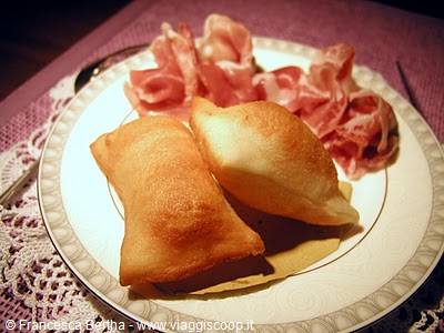 Delicacies of Ristorante La Casana: the fried gnocco