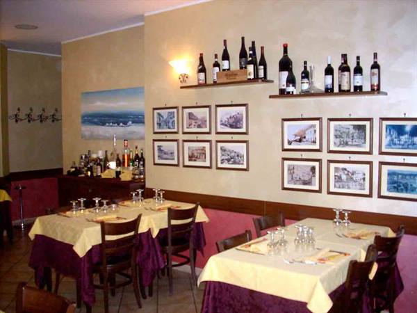 At the dining room of Ristorante Happy Moments