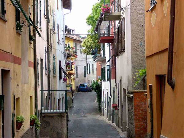 In the old town of Gavi