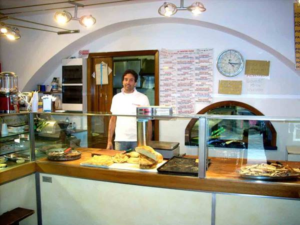At the Focacciaio, Stefano Campodonico, one of the owners