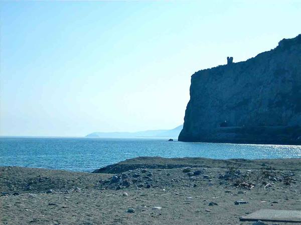 The sea at Finale Ligure