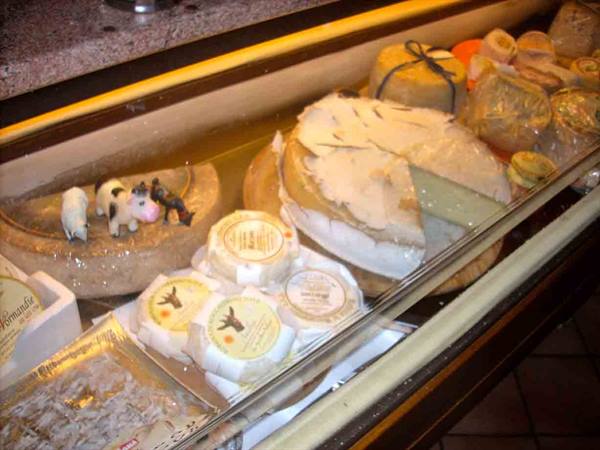 Tasty cheeses at Enoteca Caffè Roma
