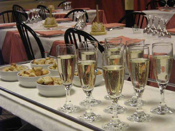 The aperitif at Ristorante Gargantua