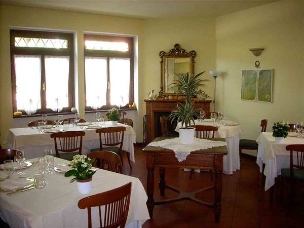 In the dining room of Albergo Ristorante Selvatico