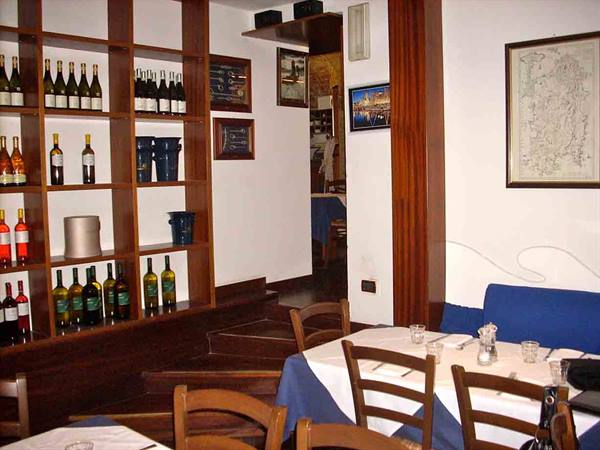 In the rooms of Ristorante Il Paguro