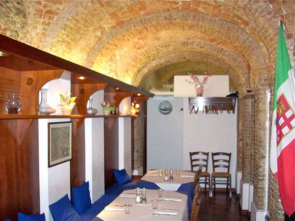 In the rooms of Ristorante Il Paguro