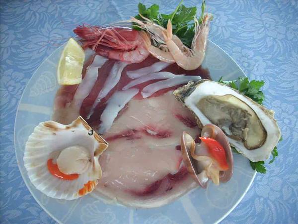 Delicacies of Ristorante Cantinone Mare