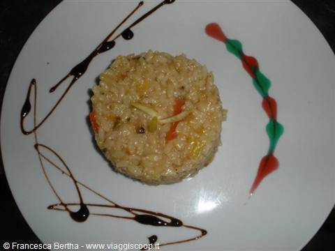 Chinotto risotto at Ristorante La Girotta