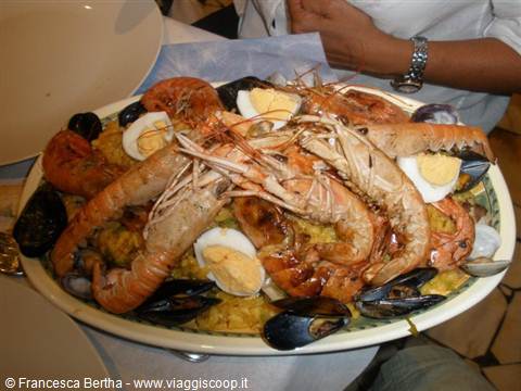 The paella of Ristorante La Girotta