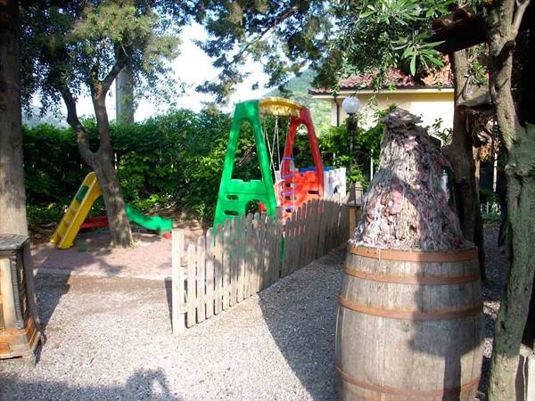 In the garden of Ristorante U Rundò