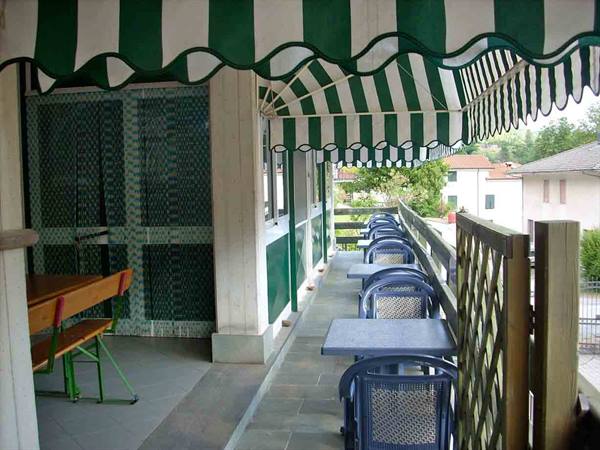 The outdoor area of Ristorante Pizzeria L'Incontro