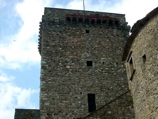 One of the castle towers