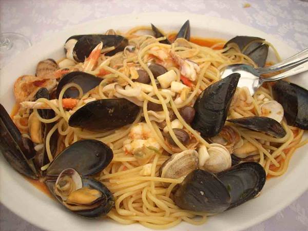 Ristorante Vela: spaghetti with clams