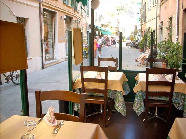 The outdoor area of Ristorante Antico Borgo