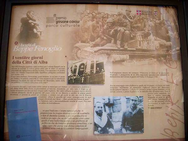 In Beppe Fenoglio's town
