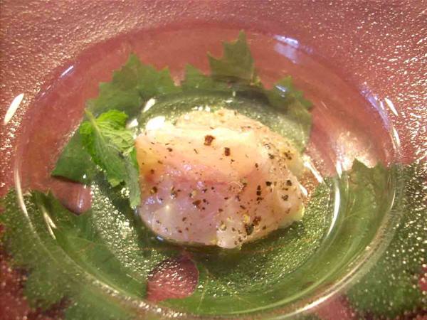 Hot smoked sea bass with rosemary wood