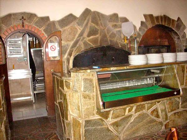 The oven of the restaurant of Villa degli Incantesimi
