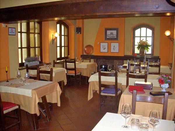 In the dining room of El Brandè Restaurant