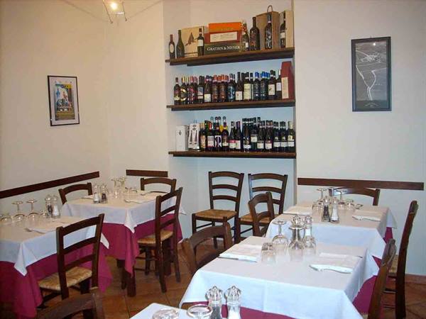 In the rooms of Trattoria Mazzini