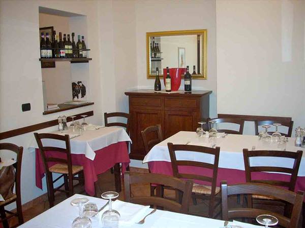 In the rooms of Trattoria Mazzini