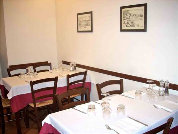 At the table at Trattoria Mazzini
