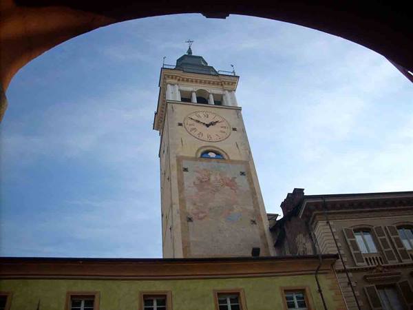 In the center of Cuneo