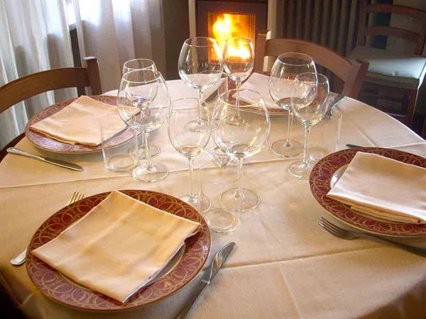 At the table at the Nuova Osteria Vialarda